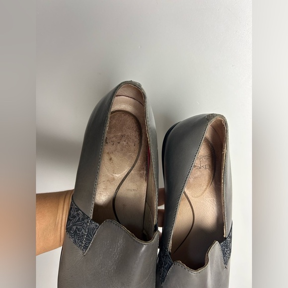 Dansko Women’s Mary Jane Clogs Size 39 Leather Minimalist Comfortable Natural - Picture 3 of 11